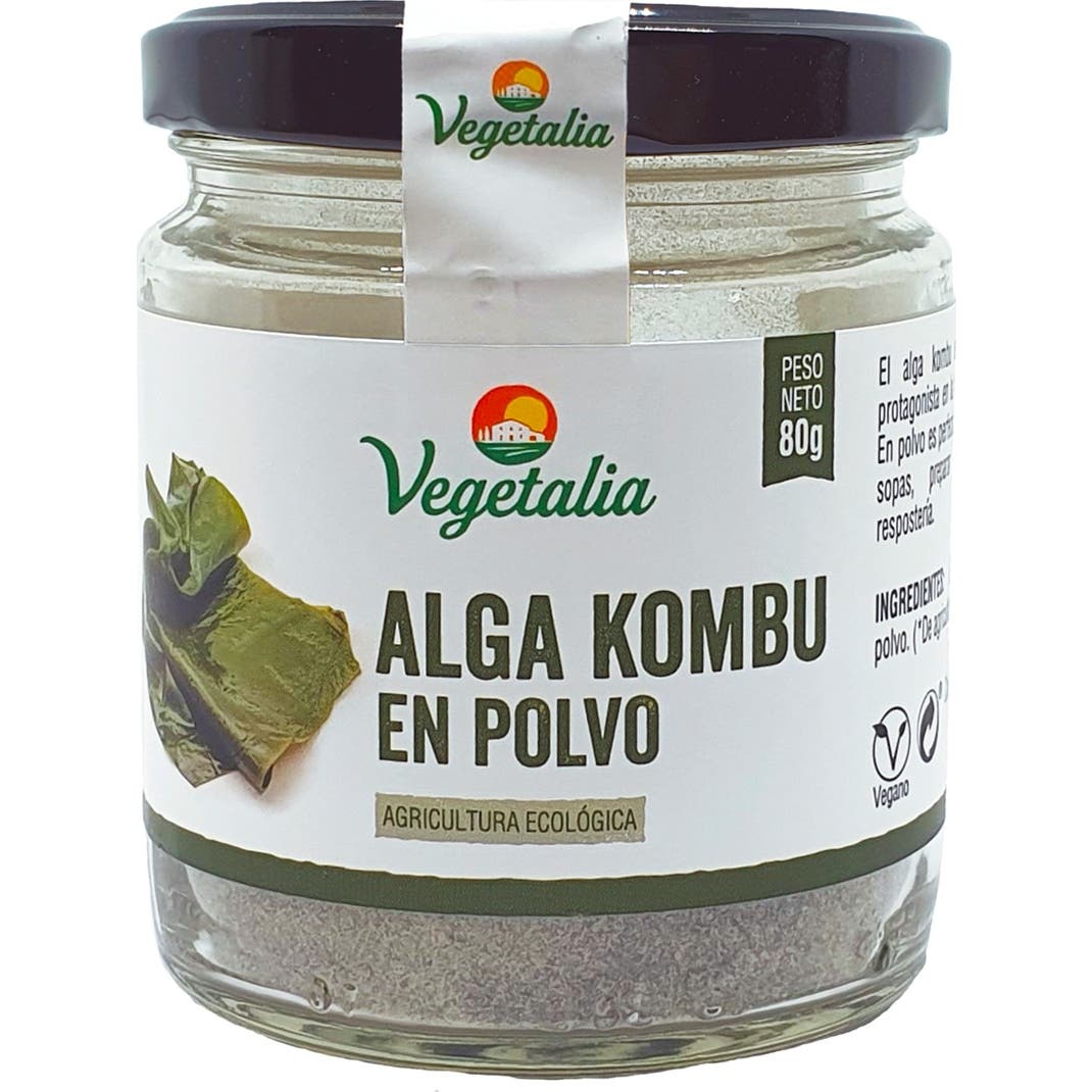 Vegetalia Alga Kombu En Polvo Bio 80 G - Imagen 2