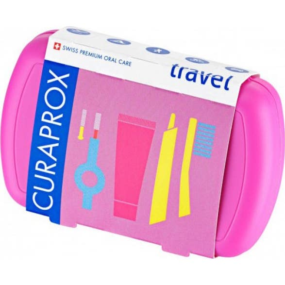 Curaprox Travel Set Caja Rosa