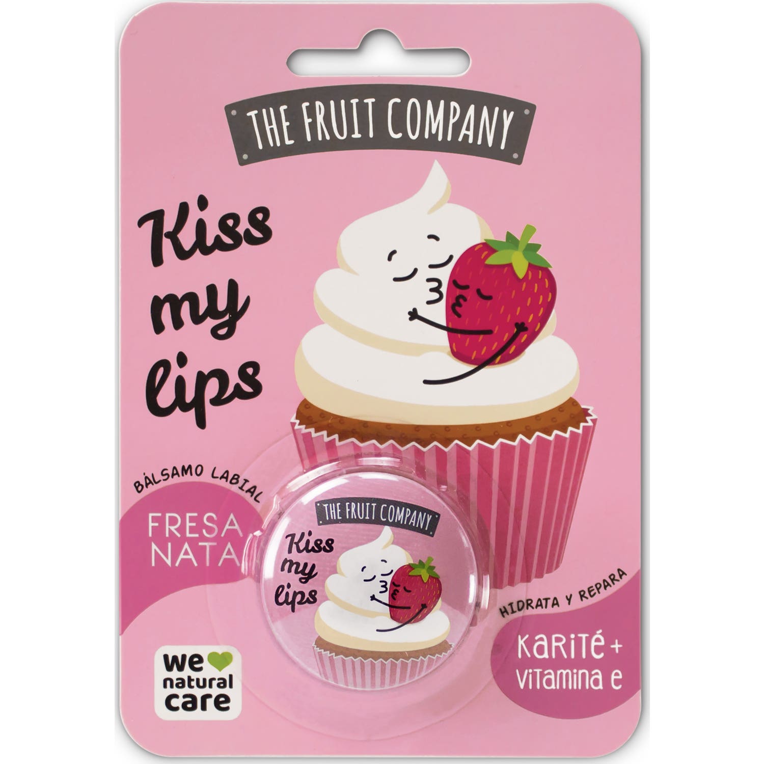 The Fruit Company Bálsamo Labial Fresa Nata 1ud