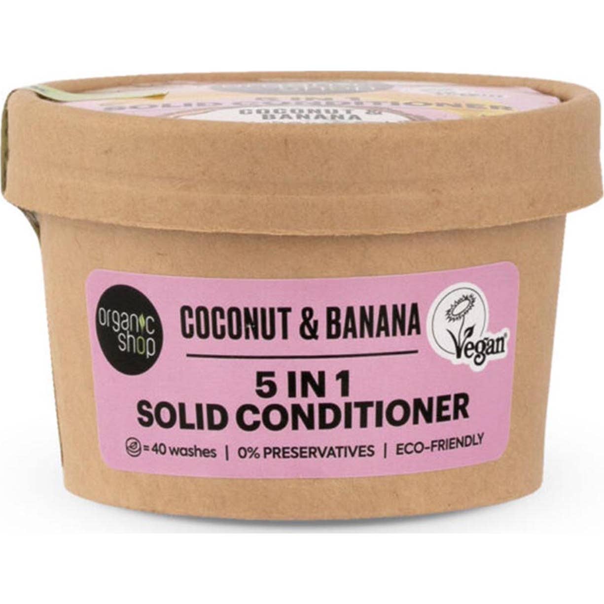 Organic Shop Coconut Banana 5in1 Solid Conditioner 60g