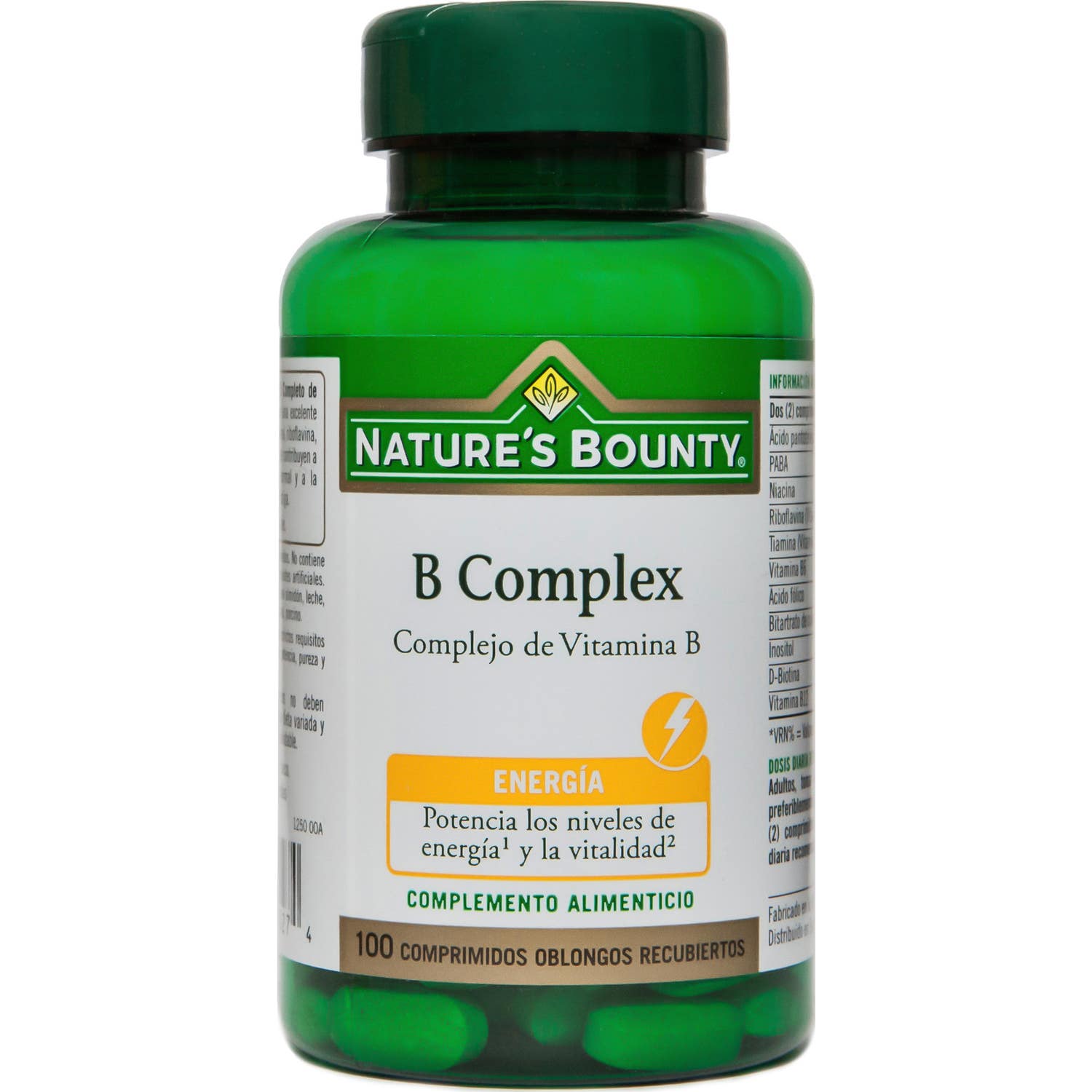 'Nature''s Bounty B Complex Complejo Vitamina B 100comp'