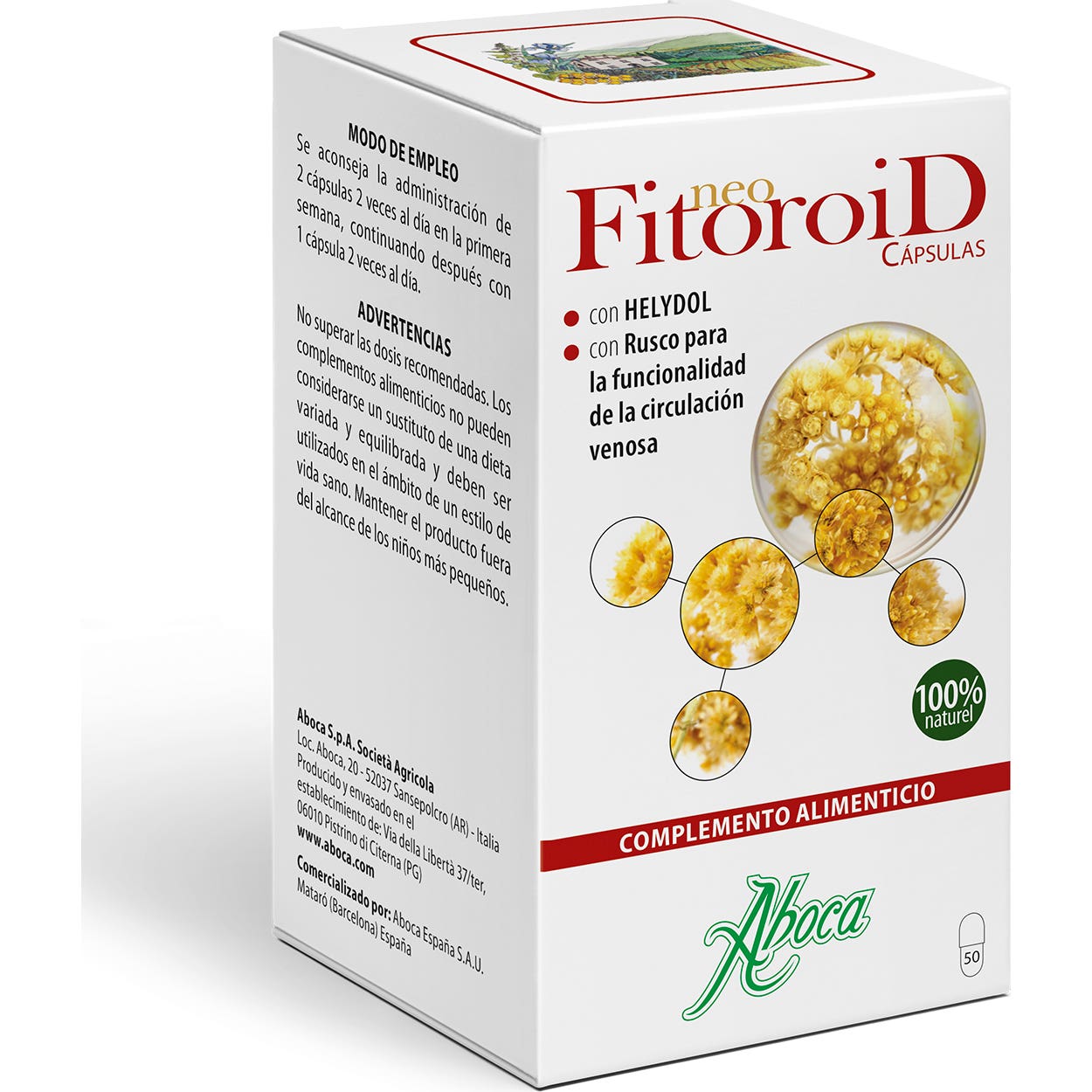 Aboca NeoFitoroid Cápsulas 50caps