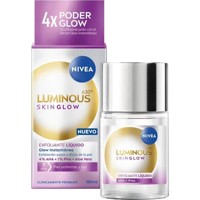 Nivea Luminous 630º Skin Glow Exfoliante Líquido 100 ml
