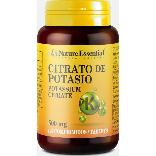 Nature Essential 10 X Citrato De Potasio 500Mg 120 Comprimidos - Imagen 2