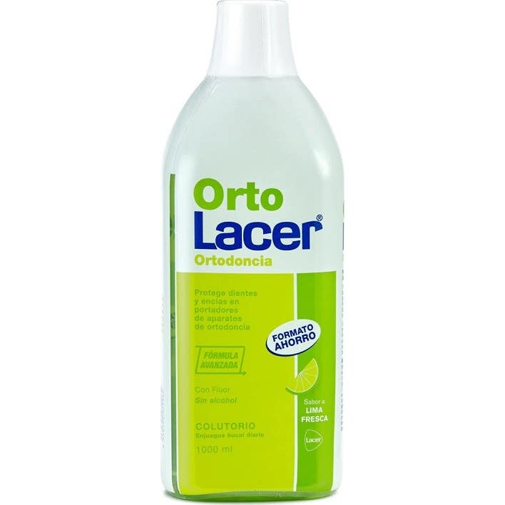Lacer OrtoLacer Ortodoncia Colutorio Lima Fresca 1000ml