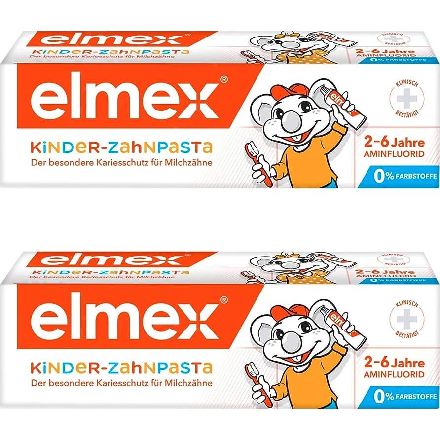 Elmex Caries Protección Infantil Pasta de Dientes 2 X50 ml