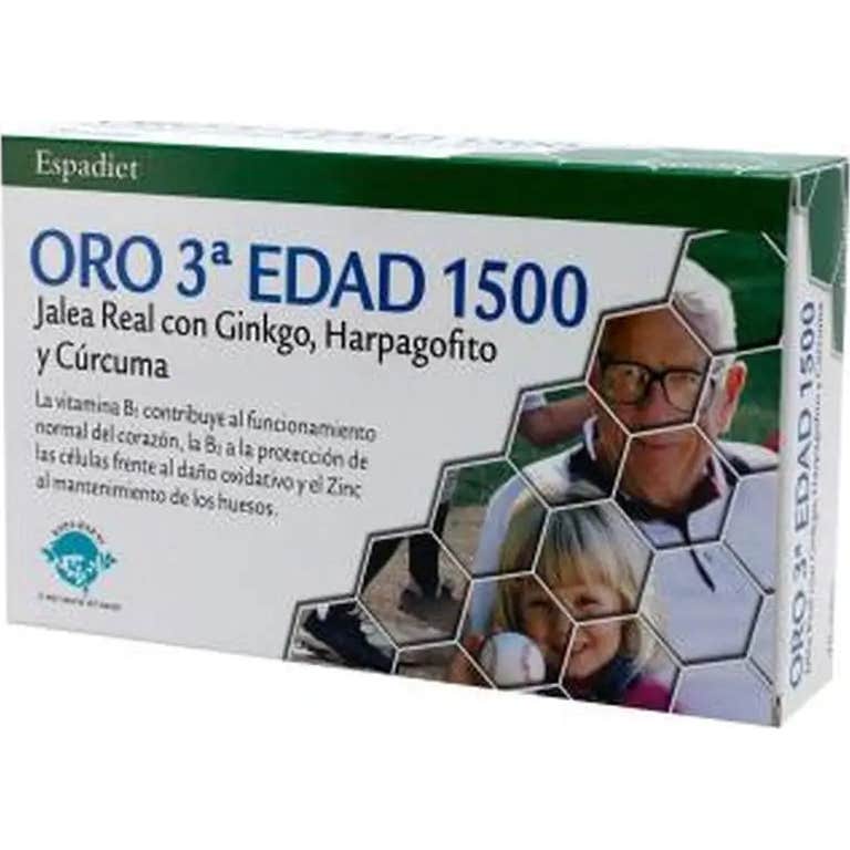 Espadiet Oro Jalea Real Tercera Edad 20 Uds