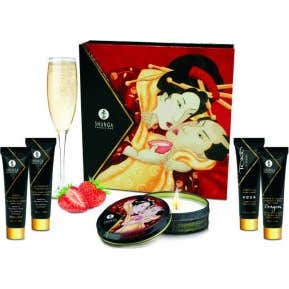Shunga Kit Secret Geisha Fresa Champagne 1 ud