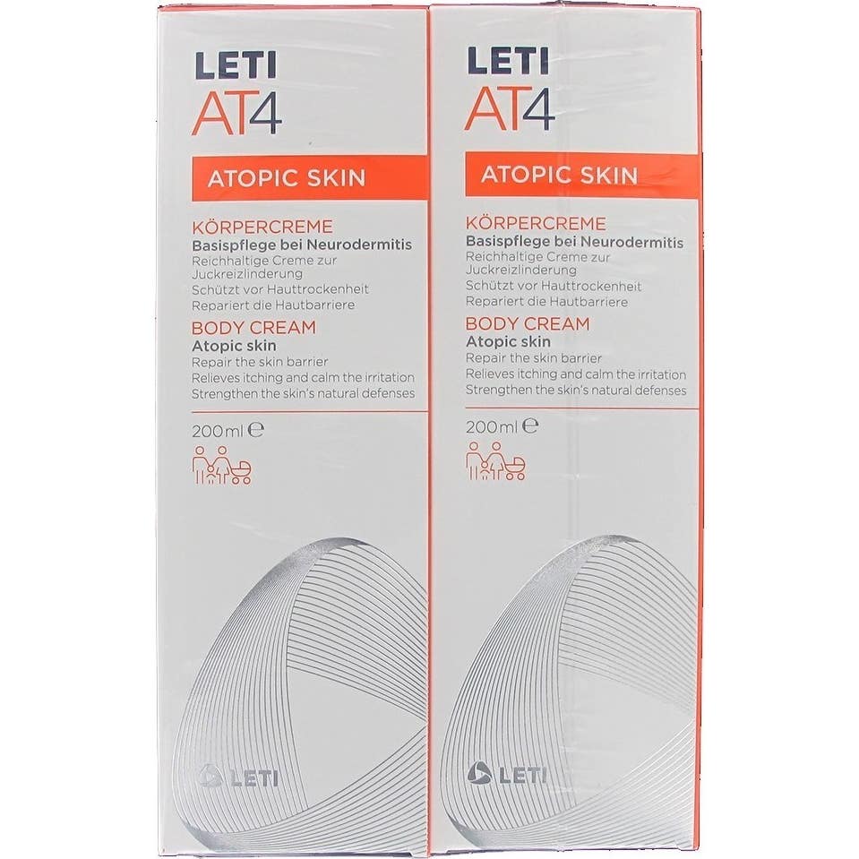 Leti Pack At4 Crema Corporal Duplo 2x200ml