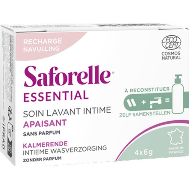 Saforelle Essential Cuidado Lavado Íntimo Calmante Palitos 4uds