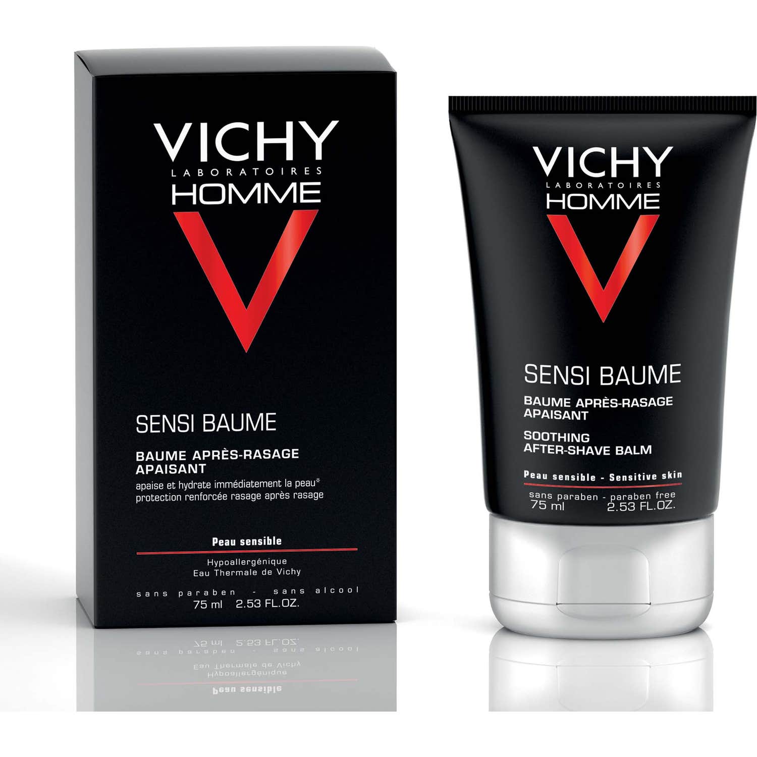 Vichy Homme Sensi Baume Bálsamo Aftershave Calmante 75ml