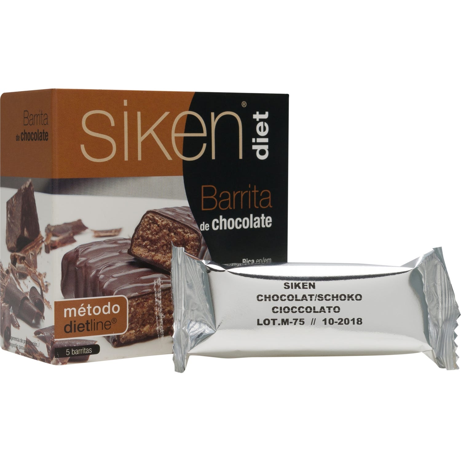Siken Diet Barrita de Chocolate 5uds