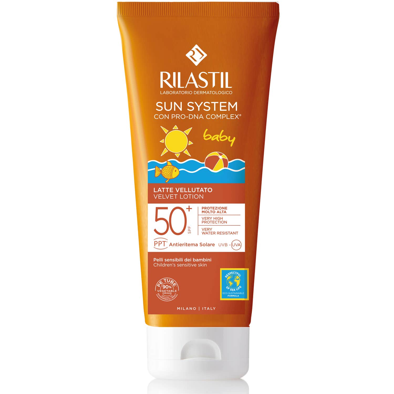 Rilastil Sun System Baby Leche Solar Corporal Velluto SPF50+ 200ml