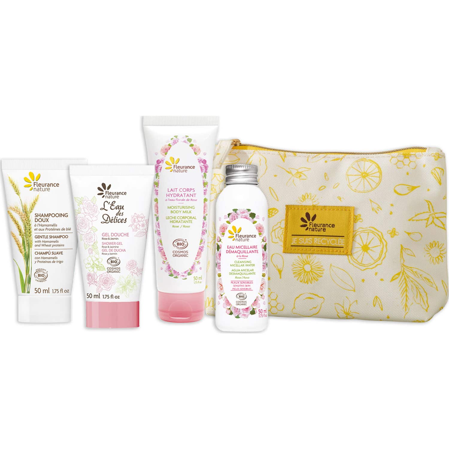 Fleurance Nature Cofre Neceser Rosa 4x50 ml