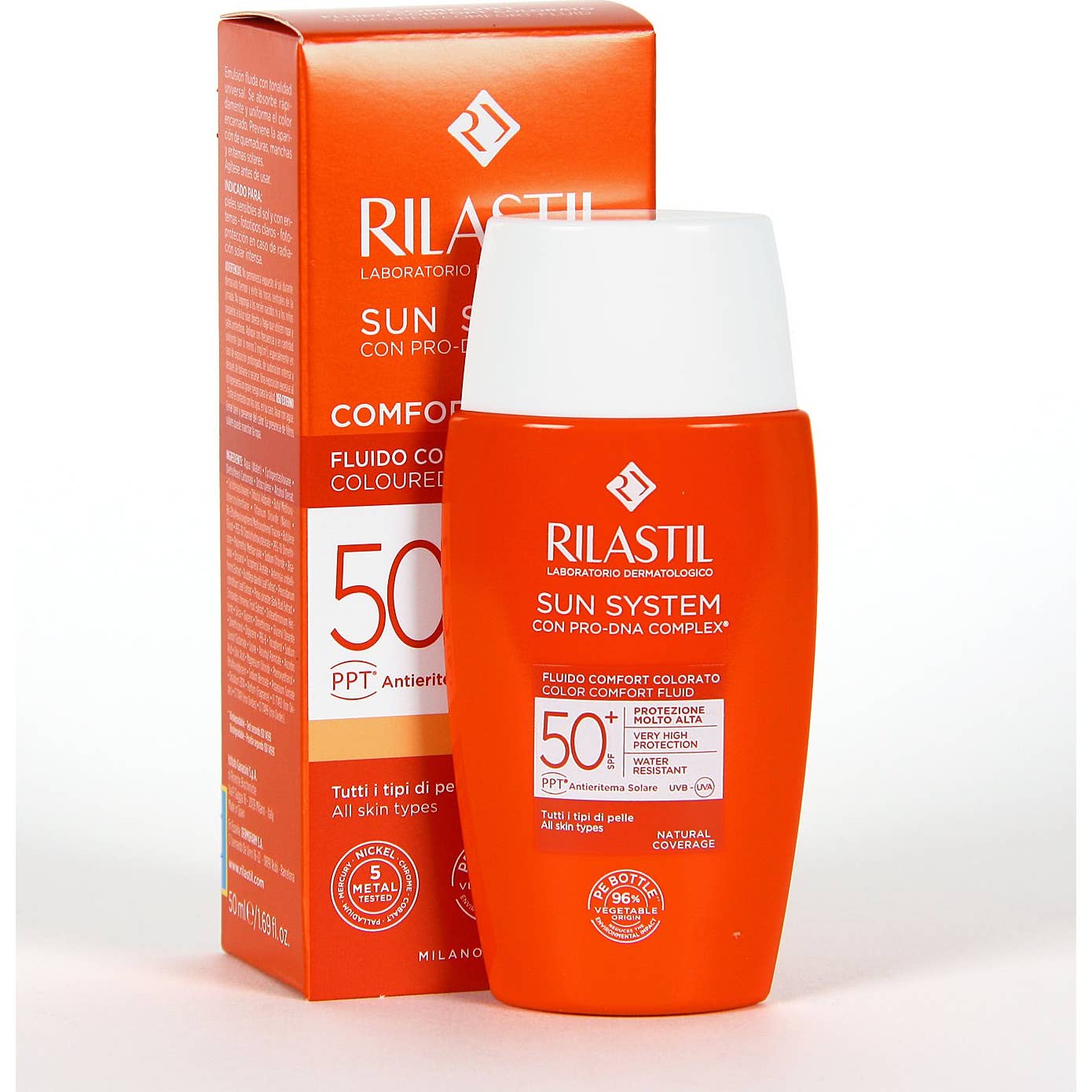 Rilastil Sun System Comfort Color Ultrafluido SPF50+ 50ml