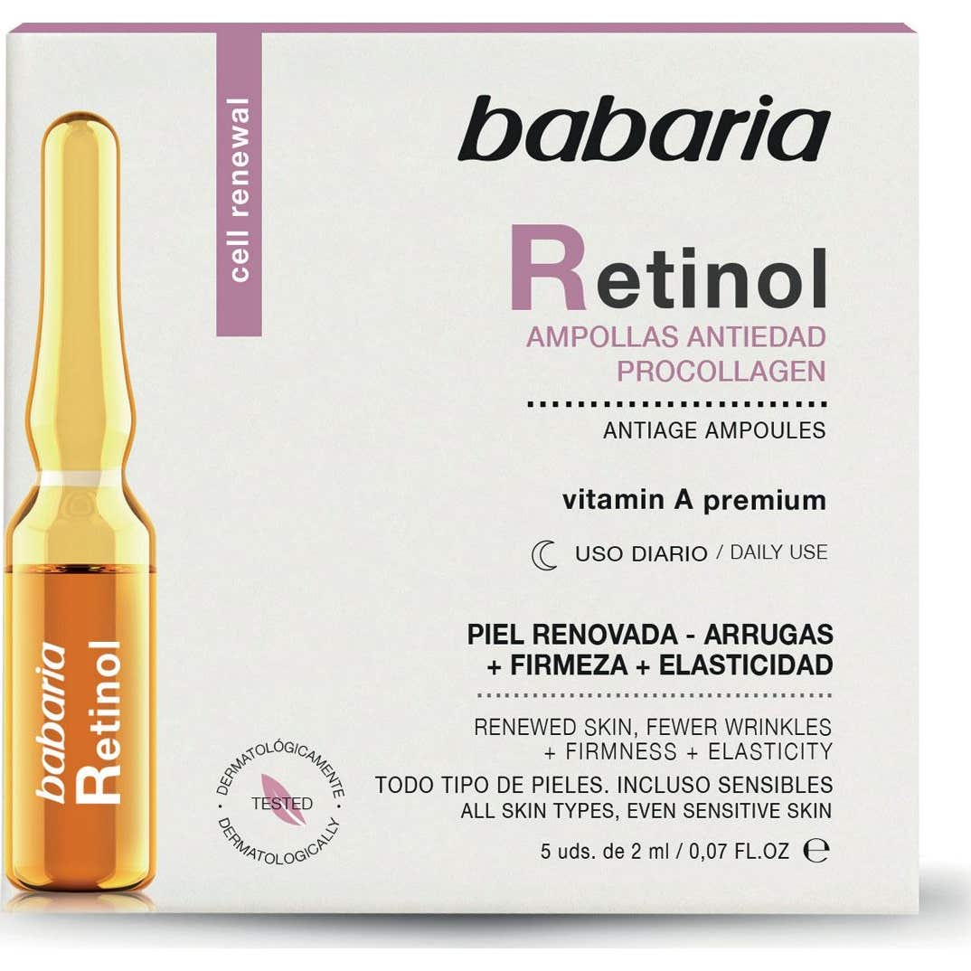 Babaria Retinol Tratamiento Antiedad Ampollas 5uds