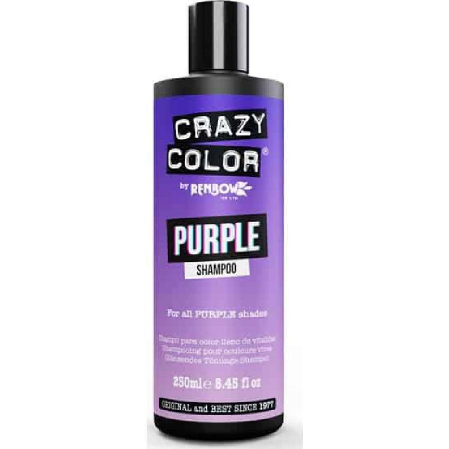 Crazy Color Vibrant Color Shampoo Purple 250ml