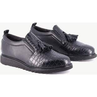 Gibaud Moneglia Zapato Mujer Negro Crocco T 38 1 par