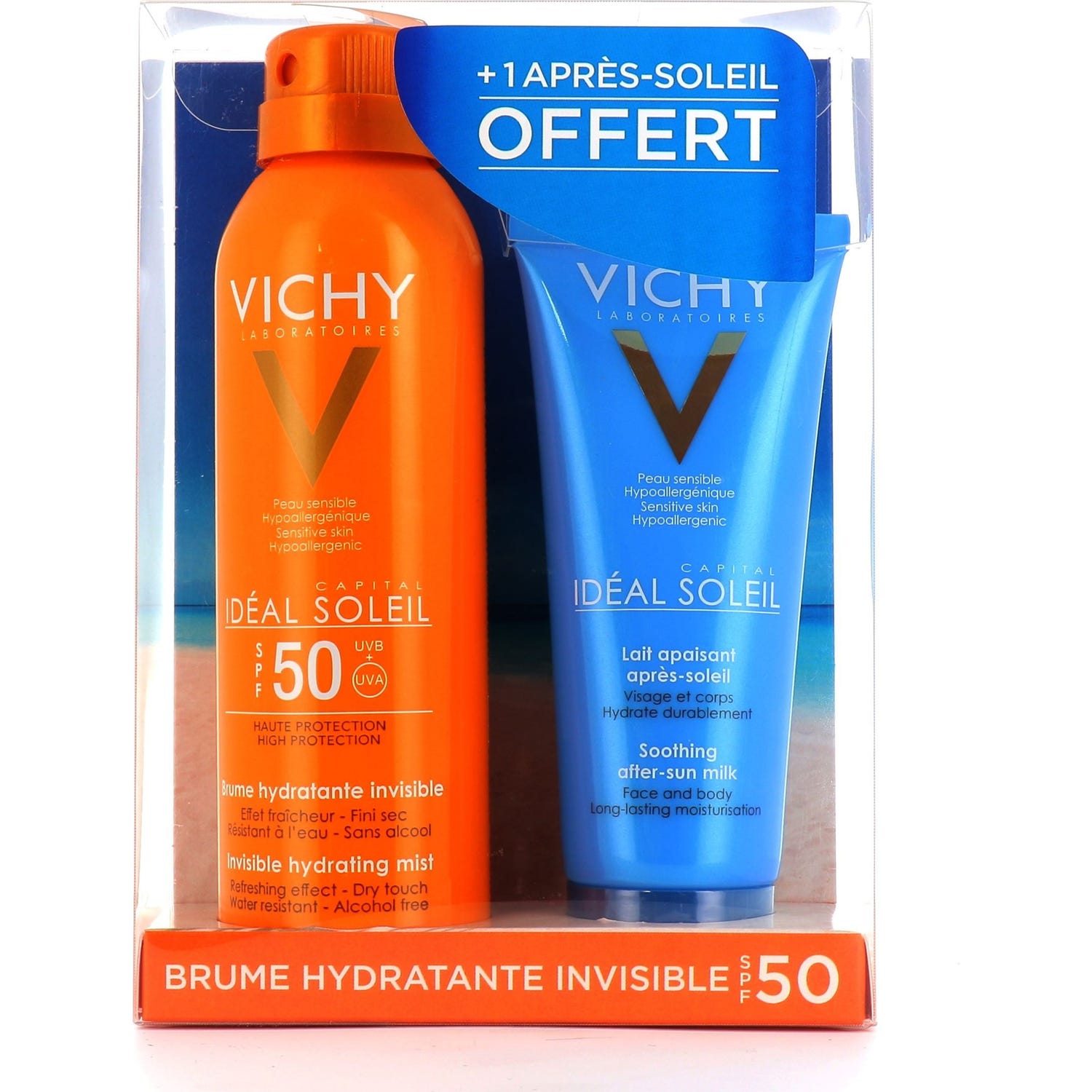 Vichy Ideal Bruma Solar HidratanteSPF50 200ml+Aftersun 10mml