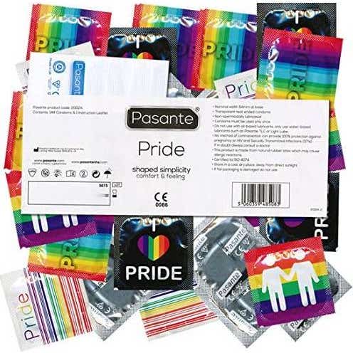 Pasante Preservativos Gay Pride 144 Unidades