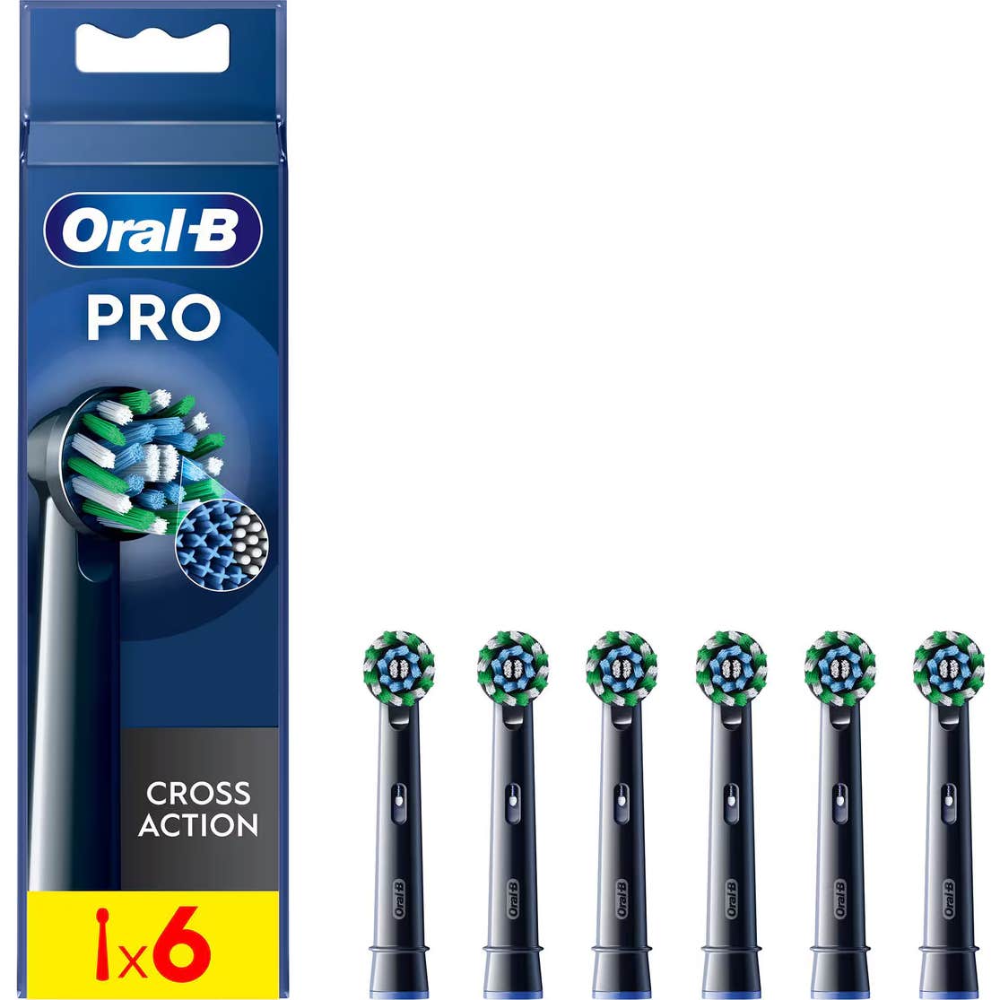 Oral-B Cross Action Cepillo Dental Eléctrico Recambio 6uds