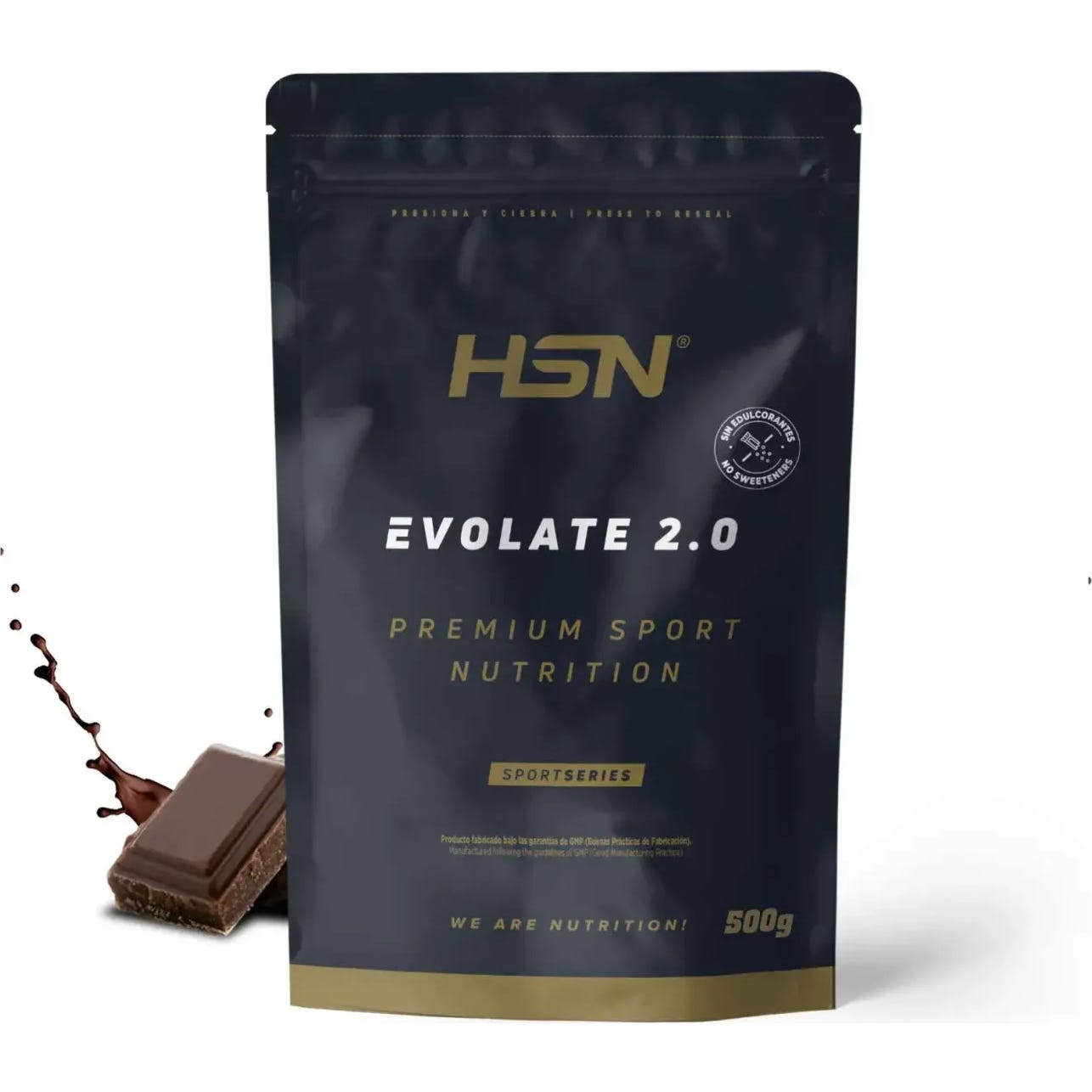 HSN Evolate 2.0 Whey Isolate CFM Sin Edulcorantes Chocolate 500g