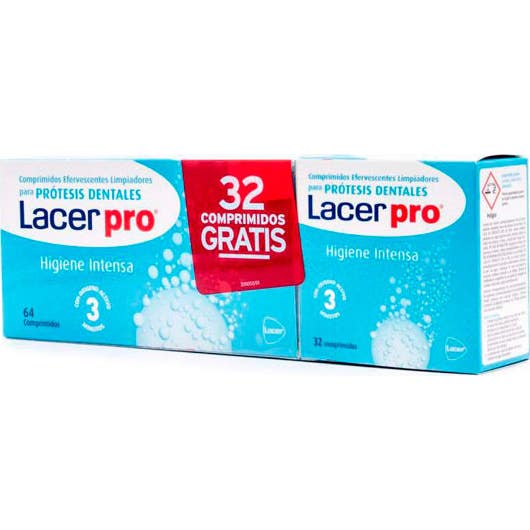 Lacer LacerPro comp Efervescentes Limpiadores 64+32 comp