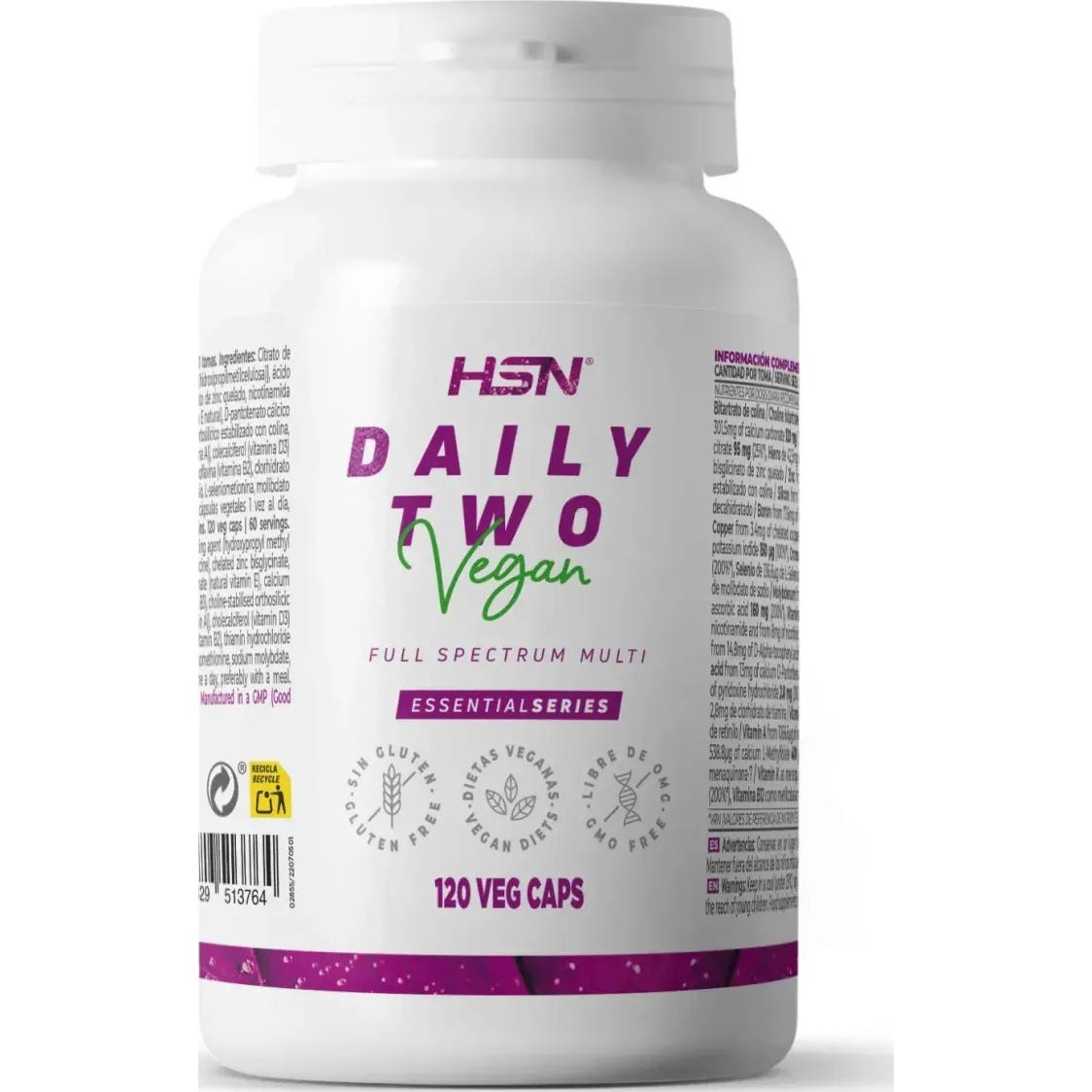 HSN Daily Two Multivitamínico 120vcaps