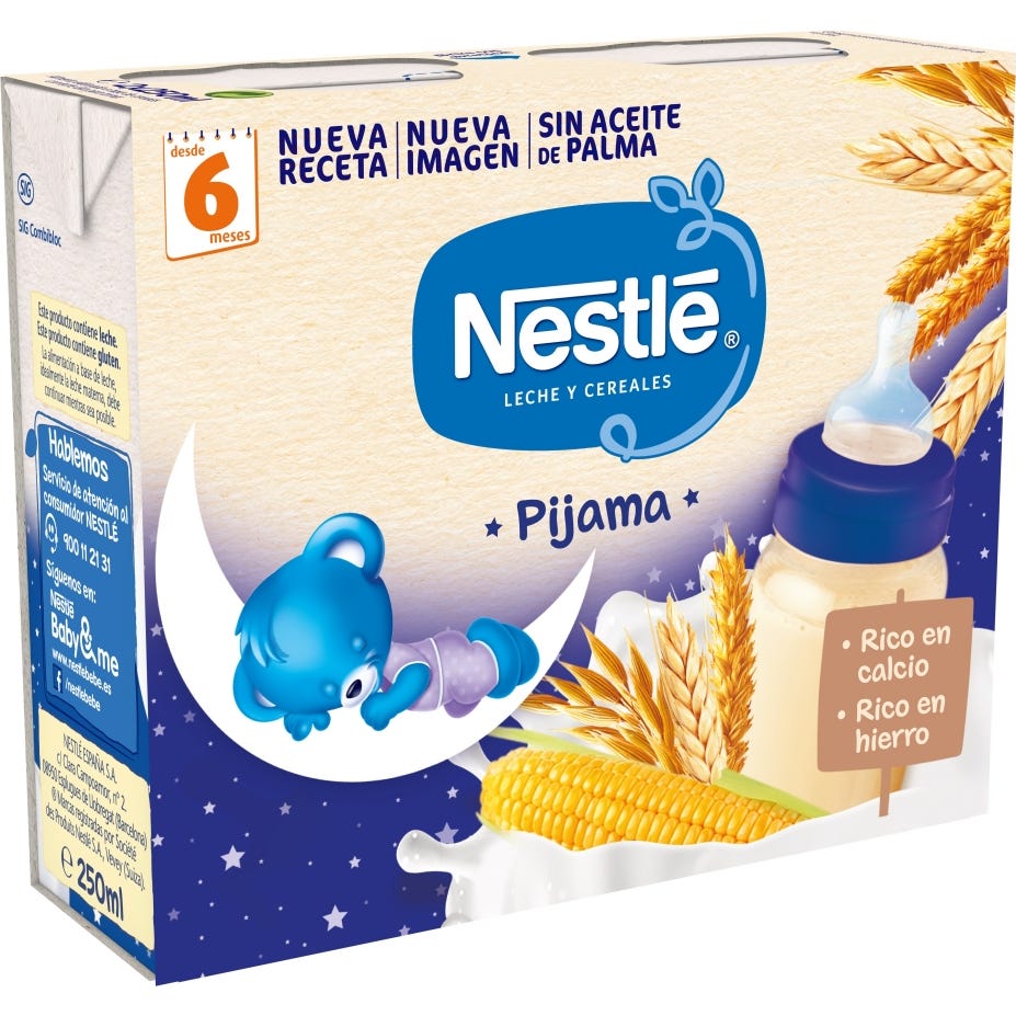 Nestle 8 Cereal Brick Listo Para Tomar 2x250ml