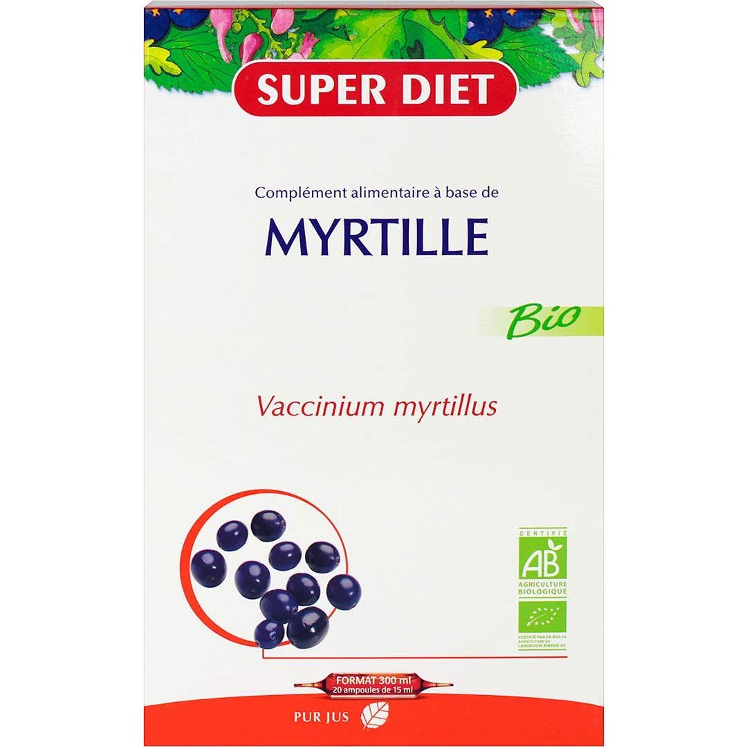 Superdiet Arándano Super Dietético Orgánico 20 Ampollas