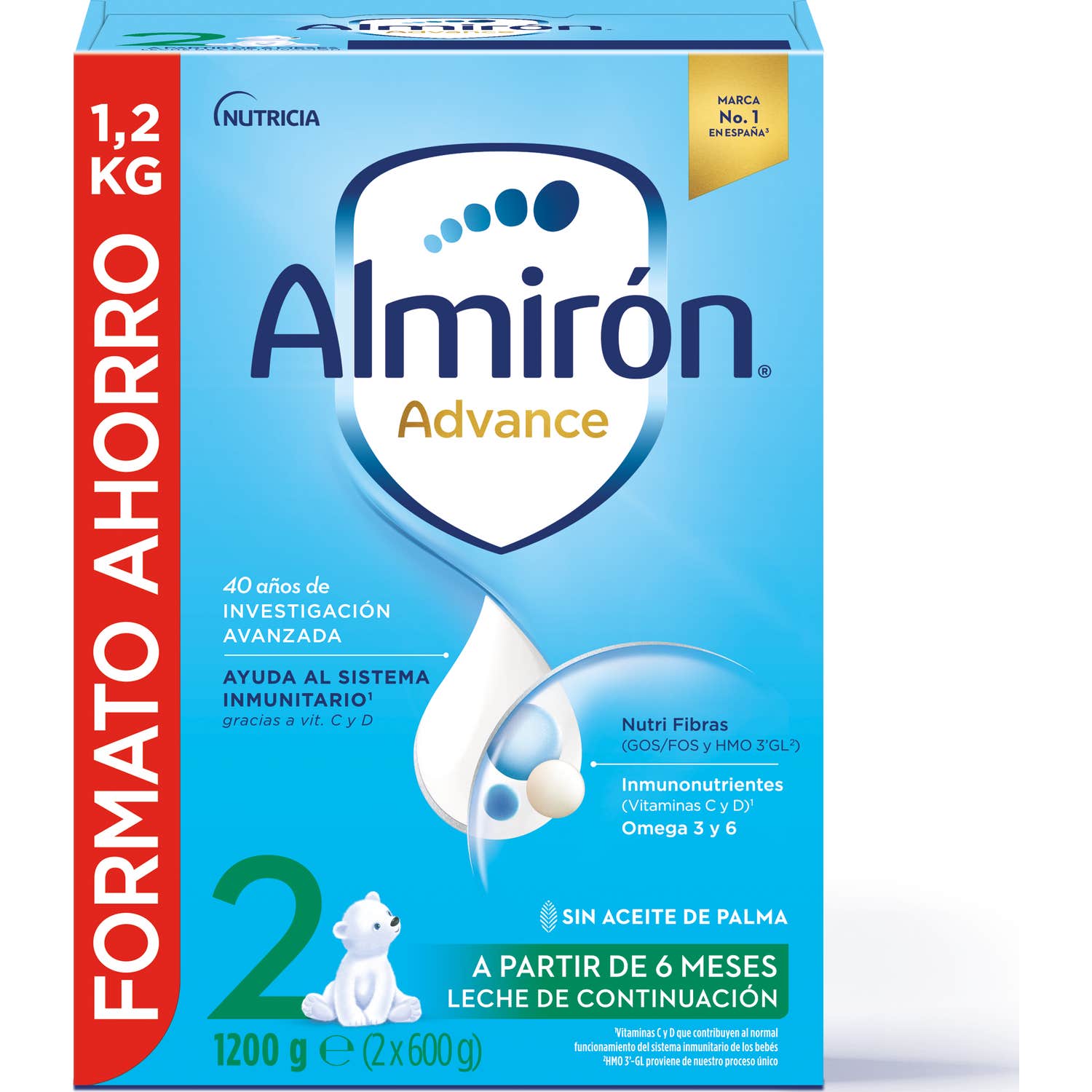 Almirón Advance 2 Leche de Continuación 1200gr