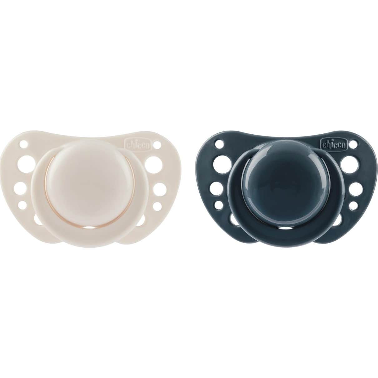 Chicco Air Chupete Silicona Azul 6-16M 2uds