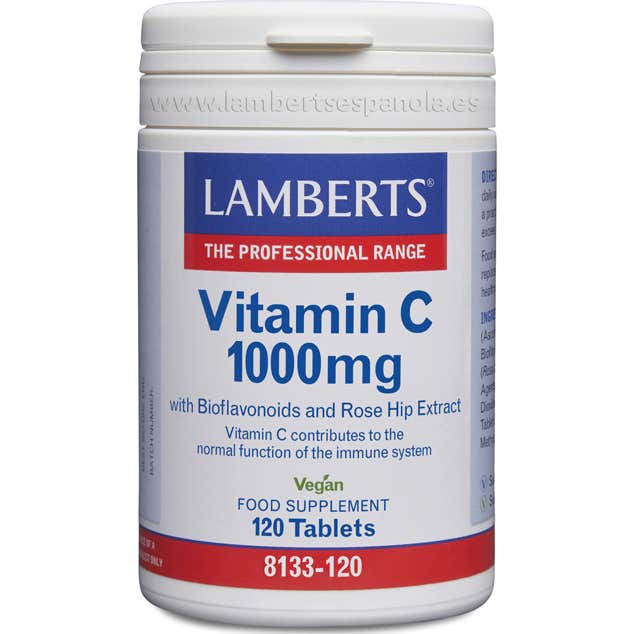 Lamberts Vitamina C 1000Mg Con Bioflavonoides 120Comp