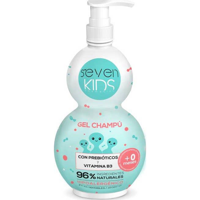 Seven Kids Gel Champú con Prebióticos y Vitamina B3 400ml