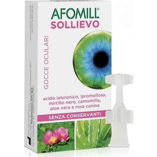 Afomill Gouttes Oculaires Apaisantes à Dose Unique 10x0.5ml
