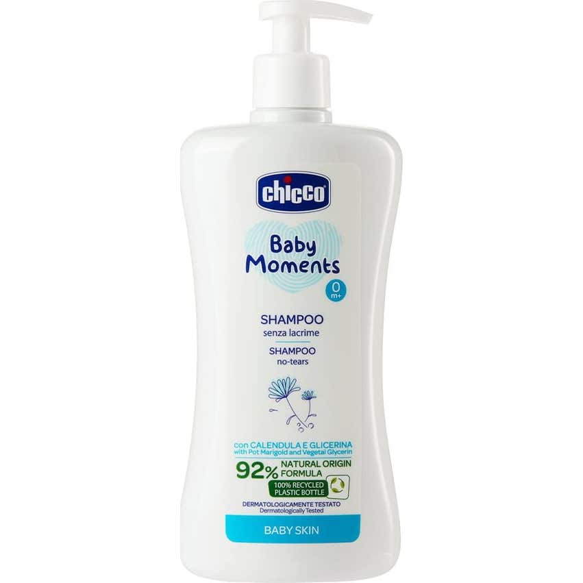 Chicco Baby Moments Gel de Baño y Champú sin Lágrimas 500ml
