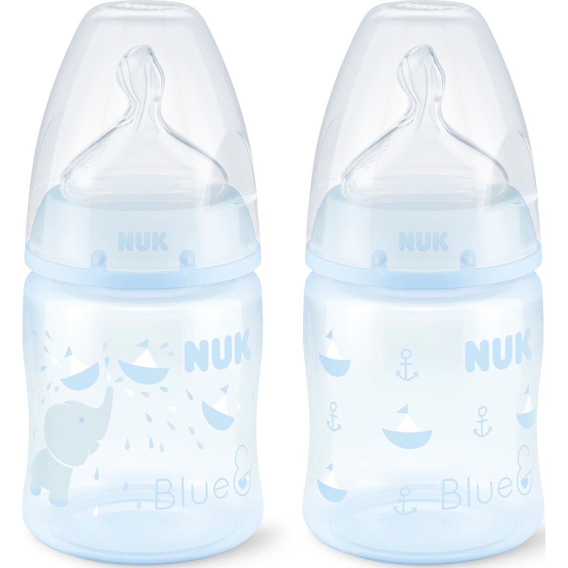 Nuk Biberón Fc+ Blue 0-6 M Silicona 150 Ml