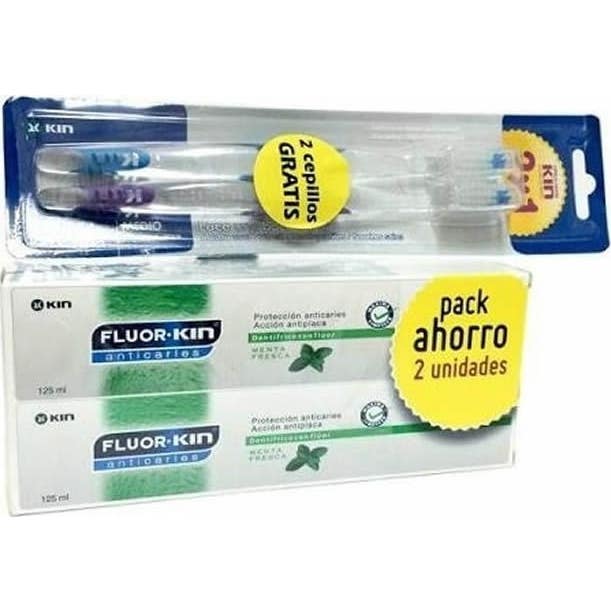 Fluorkin 2 u + Cepillo Medio 2x1