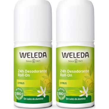 Weleda Desodorante Roll-On 24h de Citrus 2x50 ml