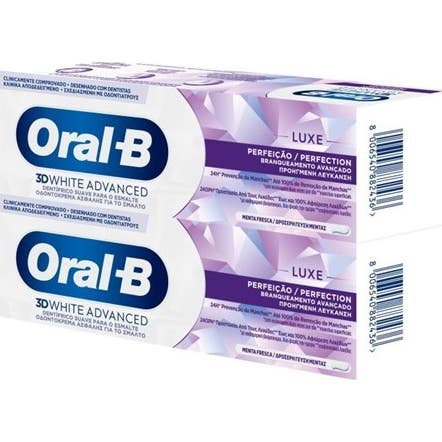 Oral-B 3D White Advanced Luxe Perfection 2x75ml
