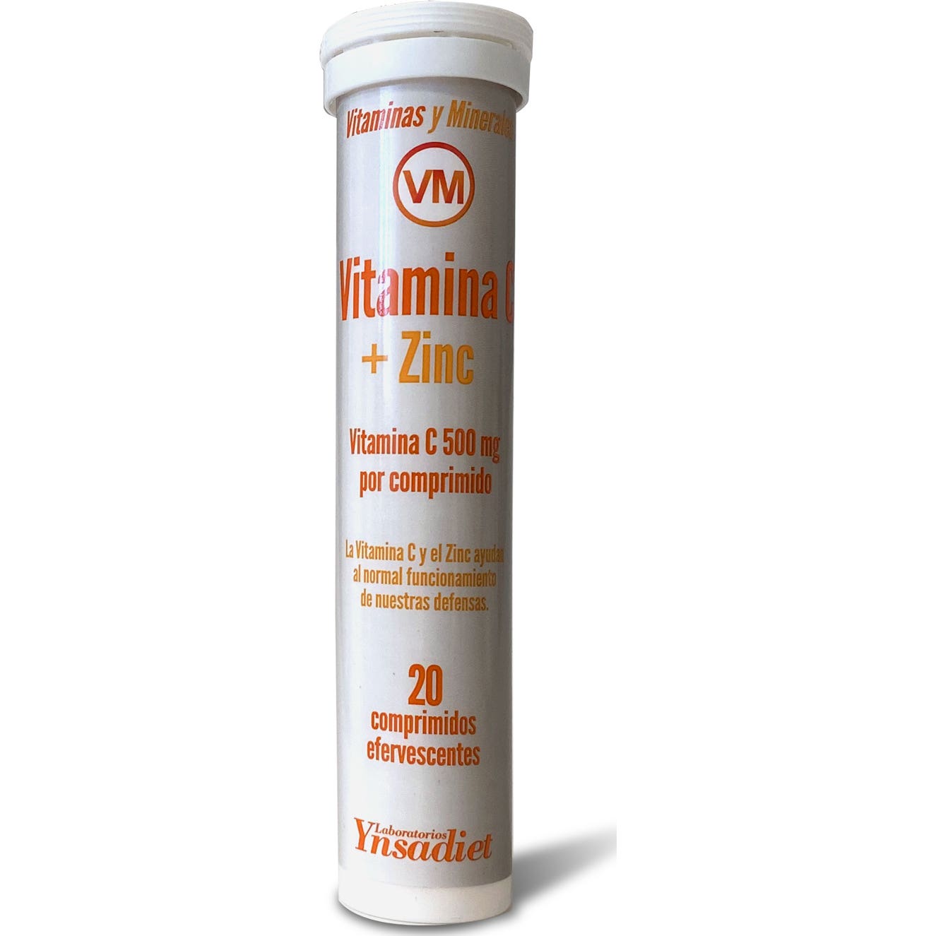 Ynsadiet Vitamina C + Zinc Efervescente 20 Comprimidos Efervescentes - Imagen 4