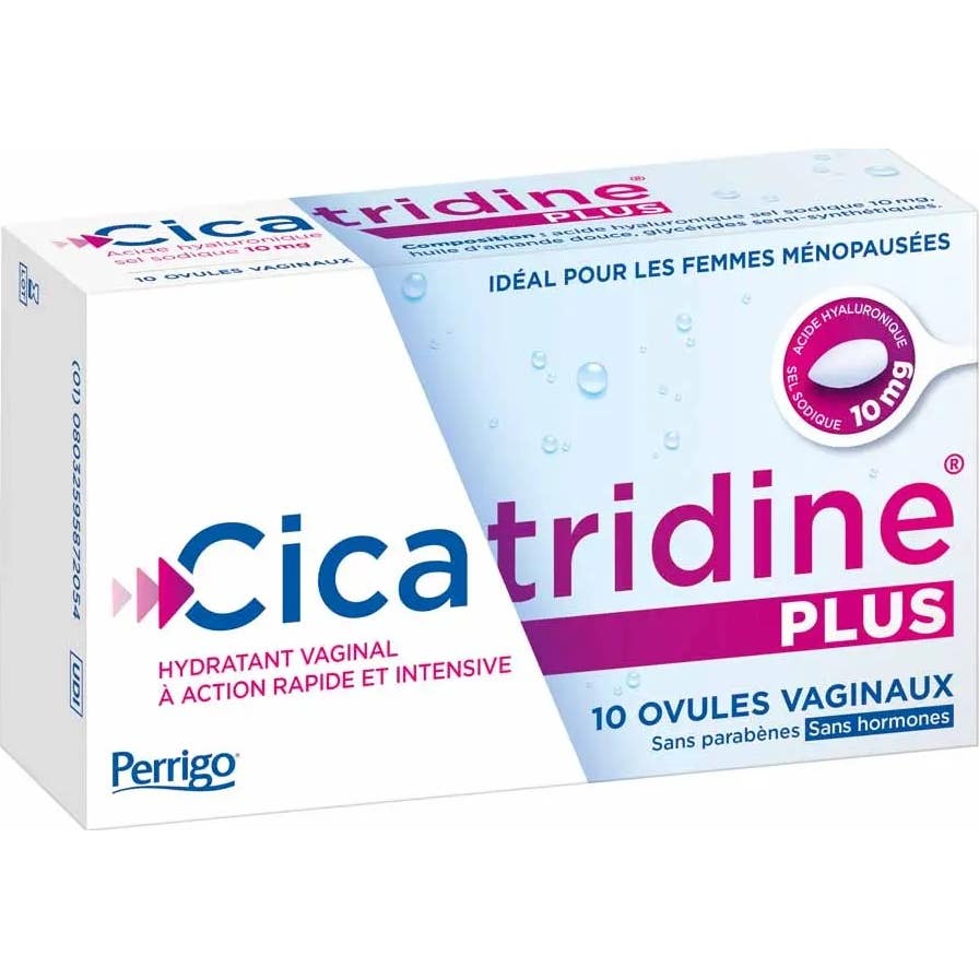 Cicatridine Plus Óvulos Vaginales 10uds