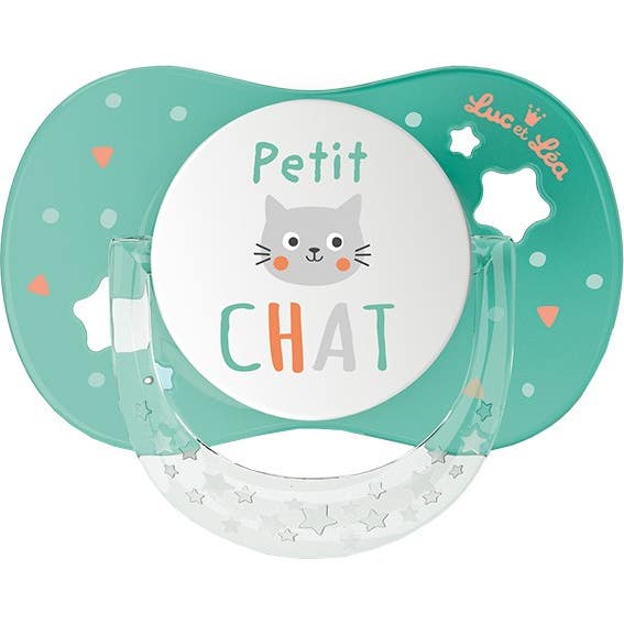Luc et Lea Chupete Anatómico +18 m Gatito 1 ud