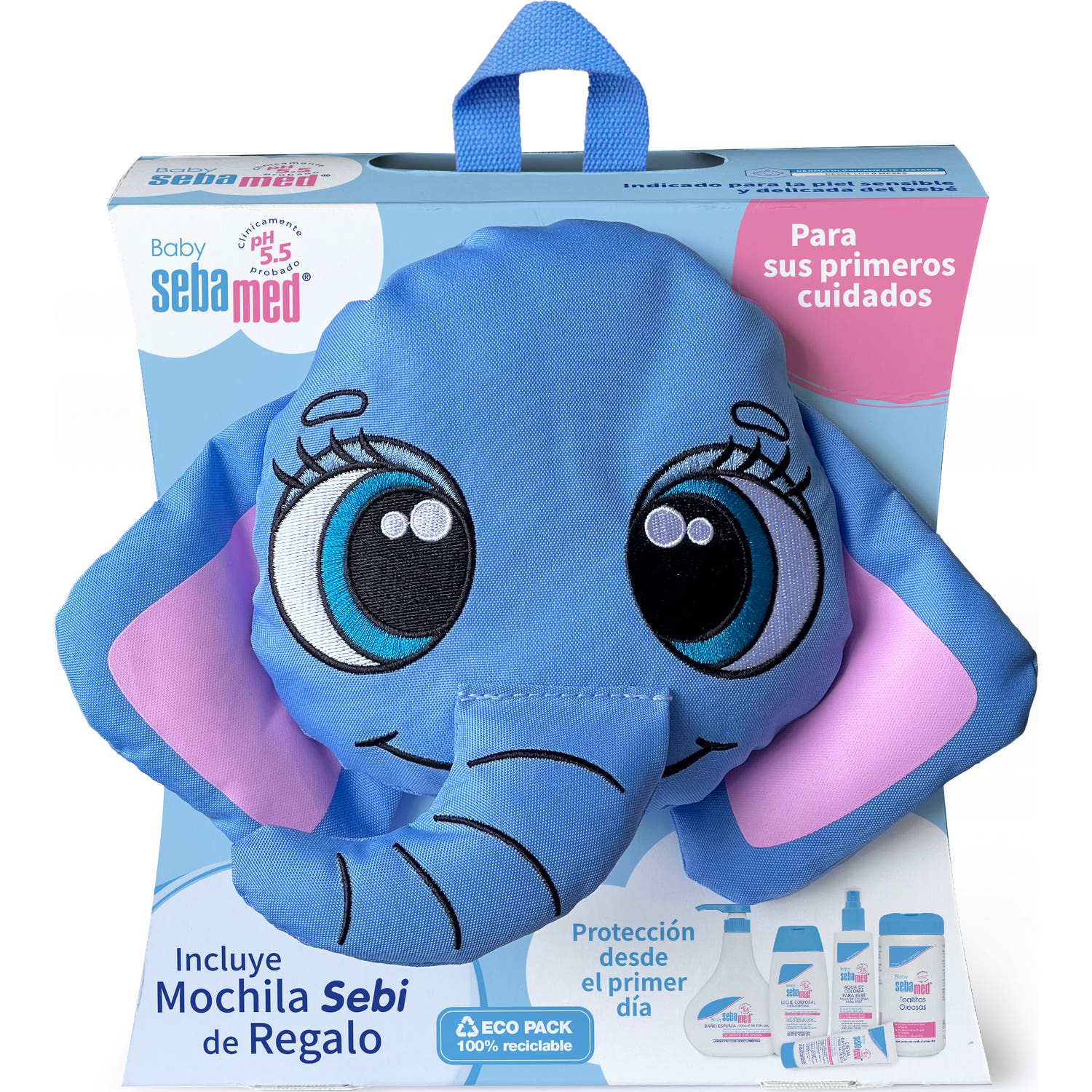 Sebamed Baby Canastilla Mochila Elefante