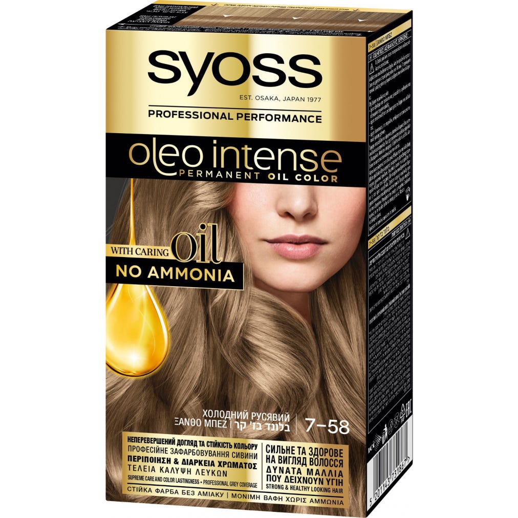 Syoss Oleo Intense Permanent Oil Color Rubio Arena 7-58 50ml