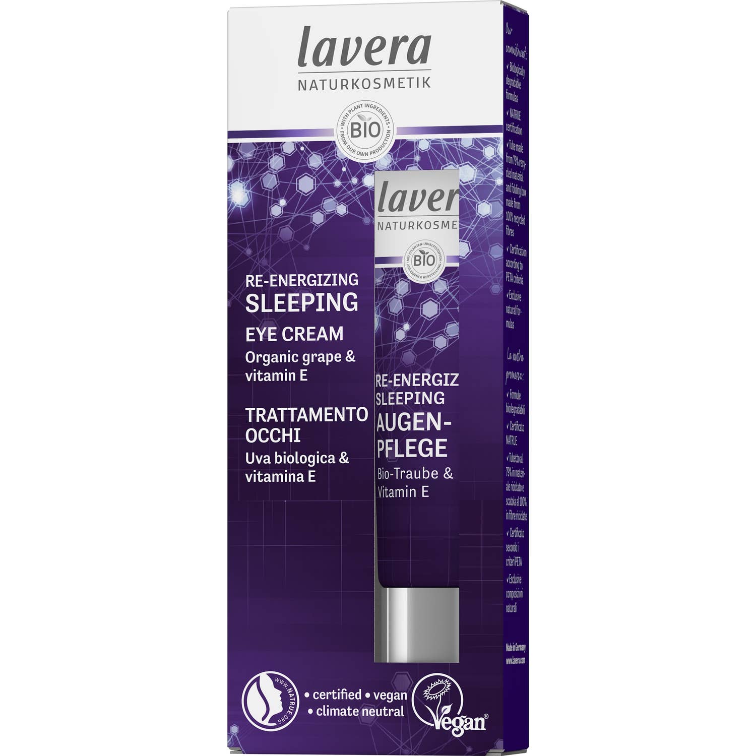 Lavera Sleeping Contorno Ojos Bio 15 ml
