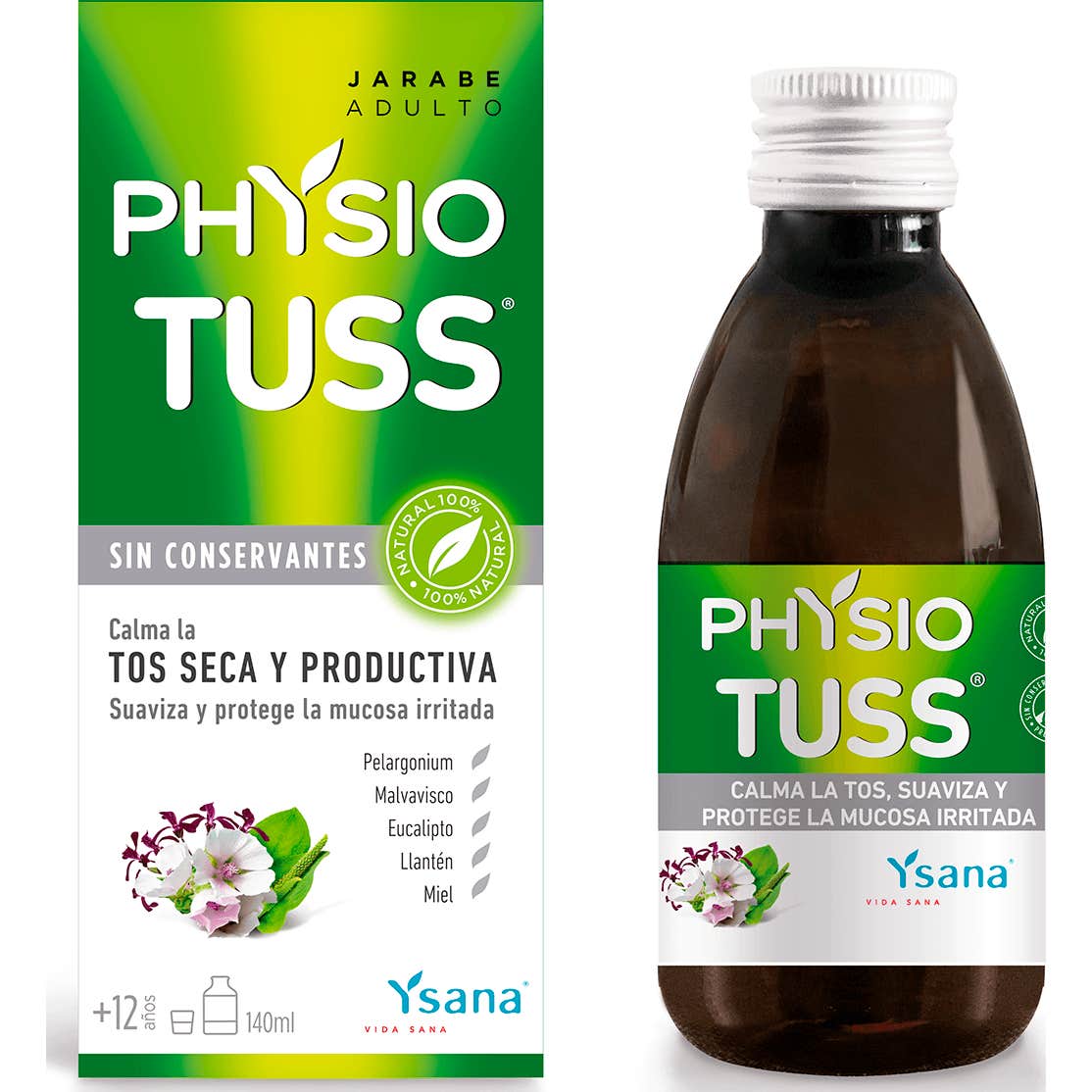 Ysana Physio Jarabe Adultos Tuss 140ml