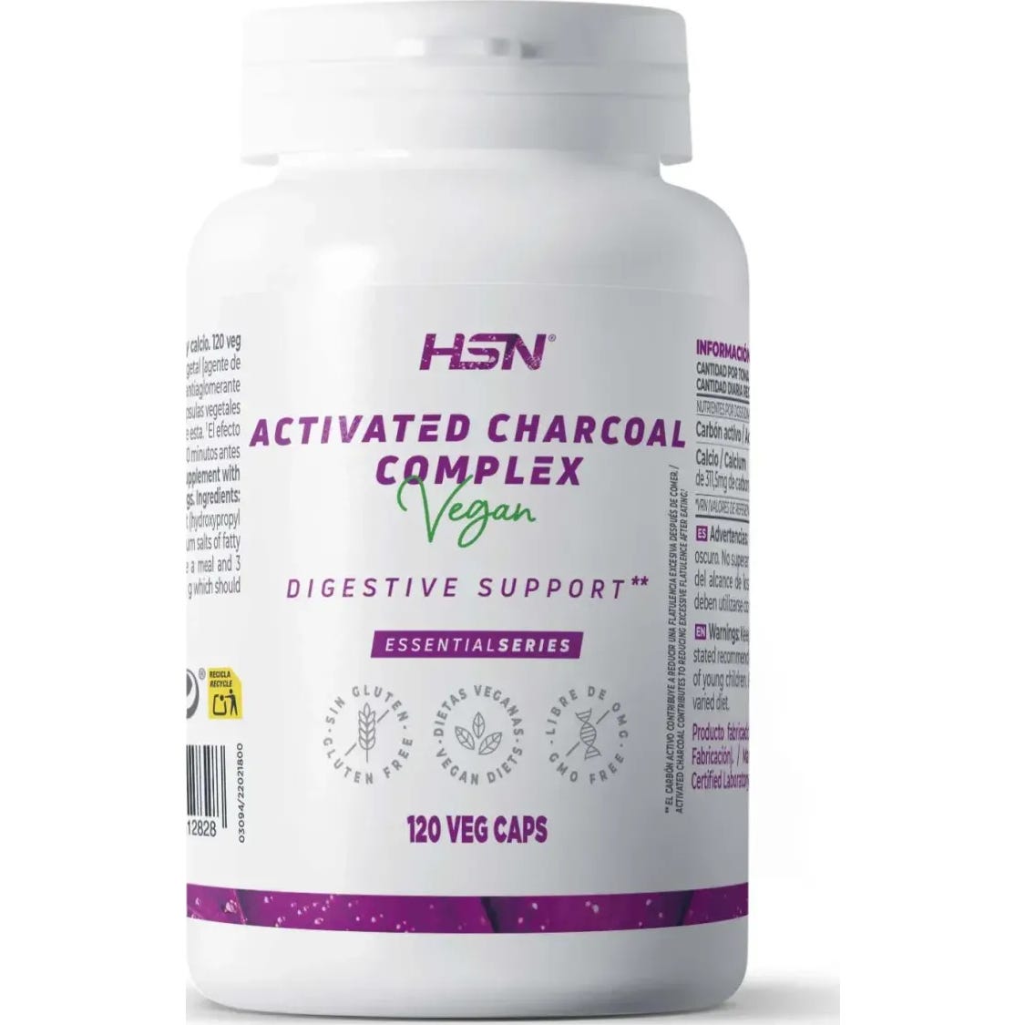 HSN Carbón Activo Complex 120vcaps