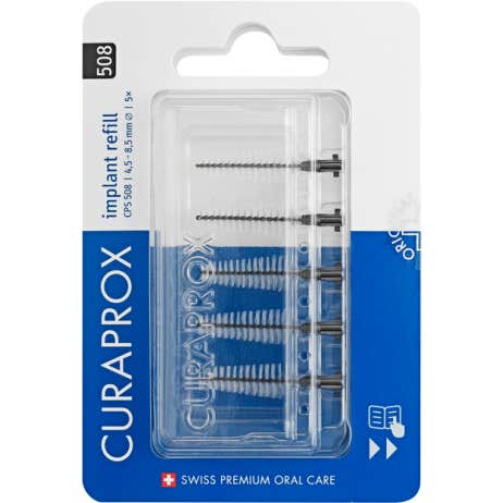 Curaprox Soft Implant Refill 508 4,5-8,5 mm Black 5 uds