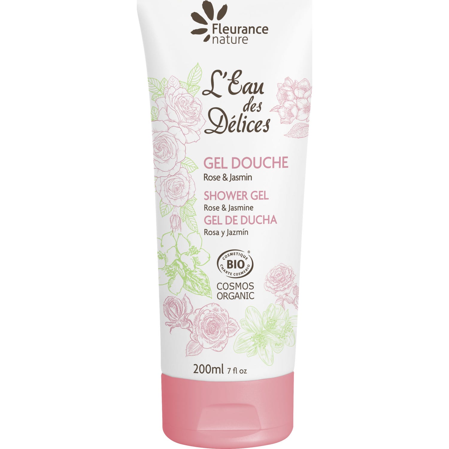 Fleurance Nature Gel de Ducha Rosa-Jazmín 200ml